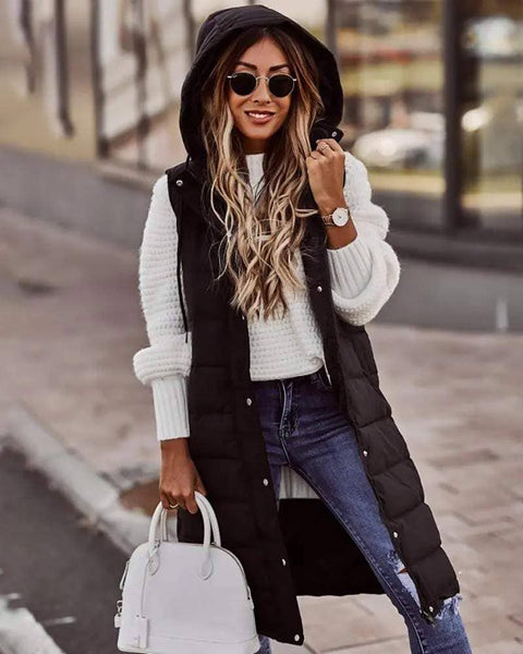 Silvia Hooded Puffer Vest