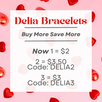 Delia Assorted Valentine’s Stretchy Bracelets