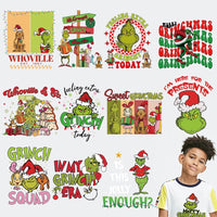 Grinch Transfer Designs