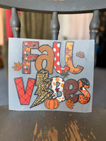 Fall Bow Transfer Designs