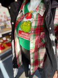 Joni Christmas Plaid Flannel Shacket