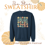 Crete’s Great Pumpkin Festival PREORDER Sea Blue Sweatshirt