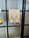 Lila Double Hoop Dangly Earrings