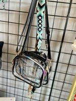 Domnika Stadium Approved Clear Crossbody Jelly Bag