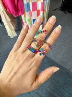Susie Stylish Geometric Alloy Rings
