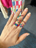Susie Stylish Geometric Alloy Rings