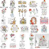 Vintage Floral Transfer Designs