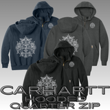 Station 3 Carhartt Hooded Quarter Zip