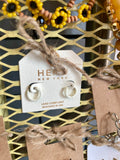 Rianna Huggie Earrings