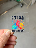 Dad Stickers for Motel Keychain