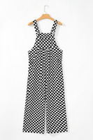 Courtney Checkered Wide Leg Jumpsuit w/ Pockets