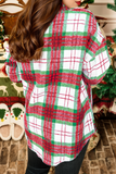 Joni Christmas Plaid Flannel Shacket