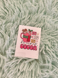 Pink Christmas Stickers for Motel Keychain