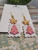 Olivia Pretty Pink Stamp Earrings