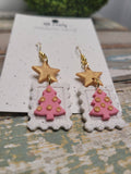 Olivia Pretty Pink Stamp Earrings