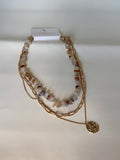 Elma Natural Stone Layered Necklace