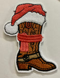 Western Christmas Patches