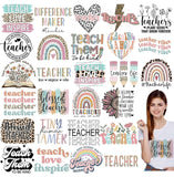 Retro Teacher Transfer Designs