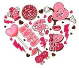 Retro Valentine’s Transfer Designs
