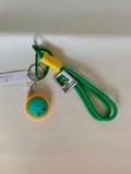 Assorted Cute Face Dumpling Wristlet Keychains
