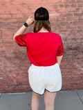 Betsy Patriotic Sequin USA Top
