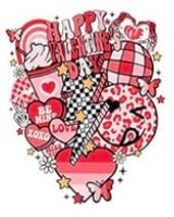 Retro Valentine’s Transfer Designs
