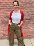 Rosanna Ribbed Long Cardigan