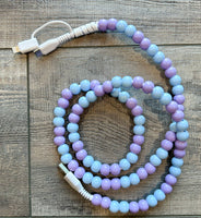 Jenna Beaded Phone Charger with Lightning & USB-C Cable