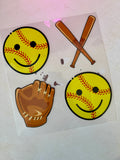 Softball Transfer Designs