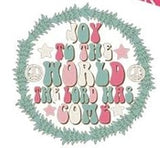 Pink Christmas Transfer Designs