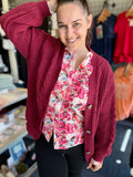 Heidi Idyllic Floral Ruffle Blouse