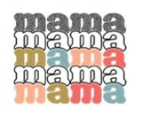 Mama Stickers for Motel Keychain