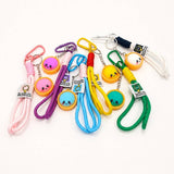 Assorted Cute Face Dumpling Wristlet Keychains