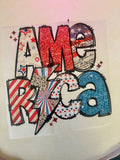 America Patchwork Transfer