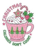 Pink Christmas Stickers for Motel Keychain