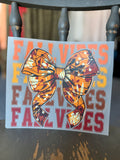 Fall Bow Transfer Designs