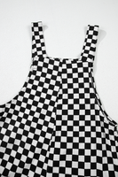 Courtney Checkered Wide Leg Jumpsuit w/ Pockets