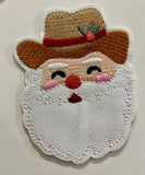 Western Christmas Patches