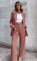 Claudia Workwear Blazer Pantsuit Set