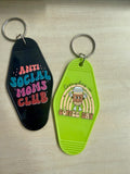 Coffee Stickers for Motel Keychain
