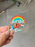 Dad Stickers for Motel Keychain