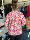 Heidi Idyllic Floral Ruffle Blouse