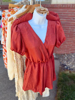 Jude Cross Front Solid Romper