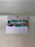 Alexis Multicolored Glass Bead Bracelet Set