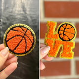 Basketball Chenille Patches