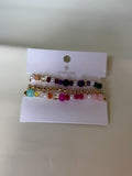 Alexis Multicolored Glass Bead Bracelet Set