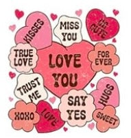 Retro Valentine’s Transfer Designs