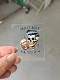 Dad Stickers for Motel Keychain