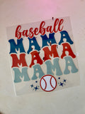 Baseball Transfer Designs