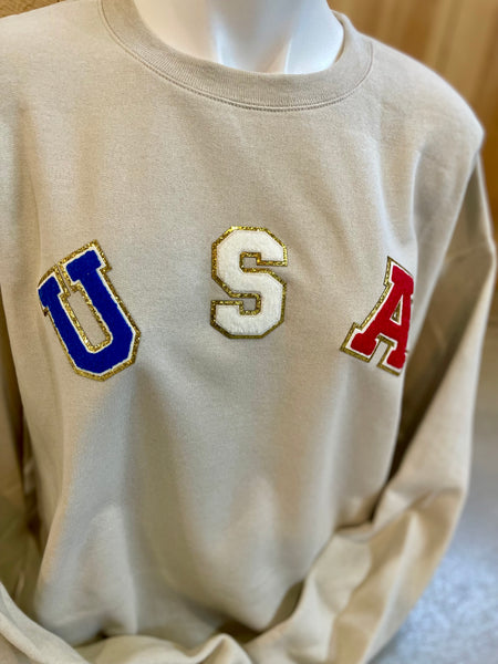 USA Set Chenille Patches